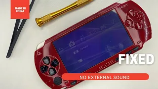 PSP 1000 Restoration. No external sound. Playstation portable