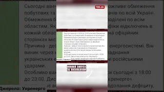 💡 Готуйтеся до відключень світла!