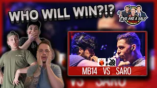*REACTION* MB14 vs SARO | Grand Beatbox LOOPSTATION Battle 2017 | SEMI FINAL