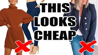 15 Ways Your Clothes Look CHEAP! *What Not to Wear*