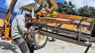 L'épareuse est tombée en panne deux fois, alors je l'ai réparé deux fois - 2019