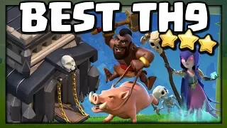 TOP 3 TH9 Attack Strategies for 2018 | Clash of Clans