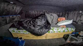 My First Night On My New Truck Camper Bed - Ramen Burrito & A Pueblo Ruin