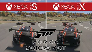 Forza Motorsport Comparison - Xbox Series X vs. Xbox Series S / Visuals vs. Performance vs. Perf RT
