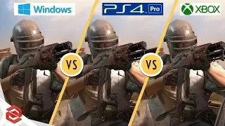 PUBG - PC vs PS4 Pro vs Xbox One : Graphics Comparison