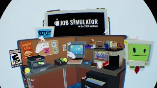 Testing Playstation VR Demo Disc 2.0 - Job Simulator