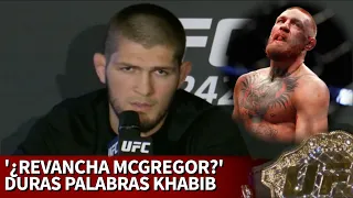 "¿Revancha contra Mcgregor?" Las durísimas declaraciones de Khabib fueron definitorias | Diario AS