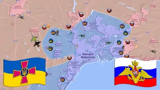 Battle of Mariupol (2022): Every Day (using google map)