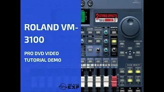 Roland VM-3100 Pro DVD Video Tutorial Demo Review Help