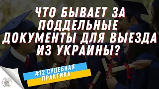 Ответственность за попытку выезда из Украины по поддельным документам