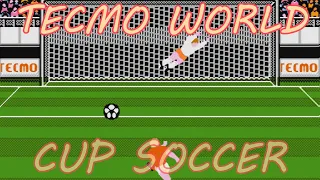 Tecmo World Cup Soccer (NES Dendy Famicom 8bit) - Full Walkthrough Longplay no commentary - Футбол