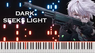 The World's Finest Assassin OP - Dark seeks light [Piano Tutorial] [Synthesia] [4K]