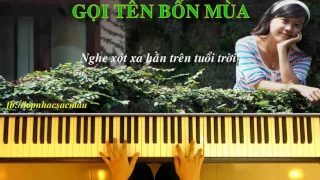 Gọi tên Bốn Mùa (Trịnh Công Sơn) | Piano cover | Linh Nhi