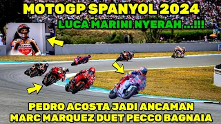 BRUTAL🔴MOTOGP SPANYOL 2024‼️BERITA MOTOGP HARI INI,MOTOGP HARI INI, MARC MARQUEZ LUCA MARINI ACOSTA