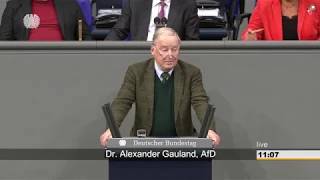 AKTUELL : REDE DR. ALEXANDER GAULAND ( AFD ) AM 21.NOVEMBER IM DEUTSCHEN BUNDESTAG IN BERLIN.