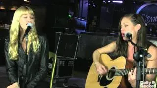 The Pierces perform 'Kings' in a Daily Record acoustic session at Oran Mor in Glasgow