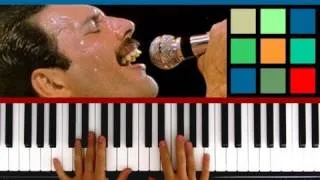 How To Play "Bohemian Rhapsody" Piano Tutorial / Sheet Music (Queen) part 5