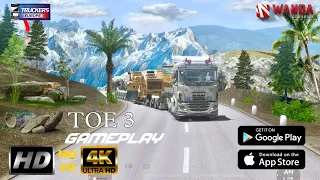 Punjabi truck reach to alps mountains lech| truckers of Europe 3 gameplay @WandaSoftware  | HD