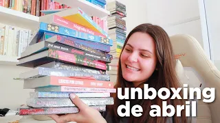 livros que chegaram por aqui em abril | unboxing