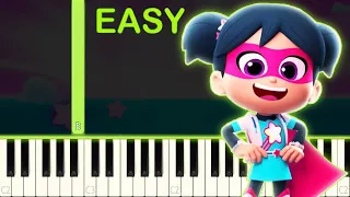 STARBEAM - EASY Piano Tutorial