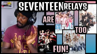 DANCER REACTS TO SEVENTEEN RELAYS DANCES 어쩌나(Oh My!) | SVT - Home| 아주 NICE(VERY NICE) | SVT CLAP