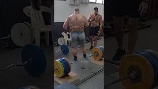 Bent over rows isometric 3x200kg