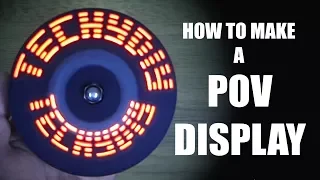 How to Make a POV Display (Persistence of Vision)  |  Arduino Electronics Project