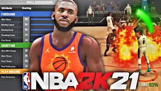 NBA 2K21 IOS/ANDROID - *ONE OF A KIND* TWO WAY SLASHER BUILD - INSANE DUNKS & BLOCKS