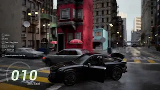 Epic Games Matrix City Sample 4k demo first look with custom models Unreal Engine 5