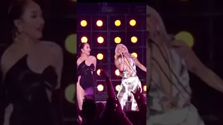 NYE Performance of Miley Cyrus & Noah Cyrus #shorts