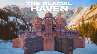 🧊The Glacial Haeven👑 • 4-6 Man Base • Insane Mini Mountain Roof Base • Rust Base Build Tutorial