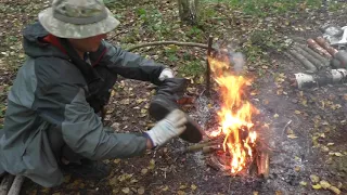 Уход за берцами в походе