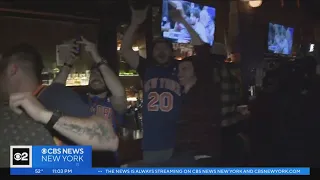Knicks fans celebrate as team advances to 2nd round of playoffs