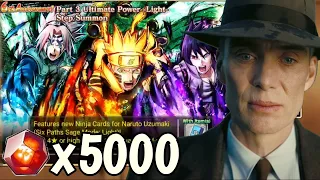 NxB 6th Anniversary: 8★ Naruto (Light) & Sasuke (Shadow) Summon 5000 Shinobite