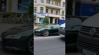 Audi R8 and Porsche 911 Turbo S in Berlin! 🔥👍