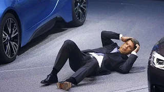 BMW CEO Harald Krueger collapsed during a press conference