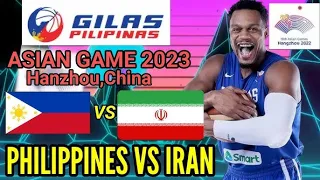 Gilas Pilipinas VS Iran|19TH ASIAN GAMES Full Game Highlights |October 3 2023