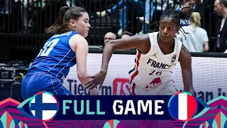 Finland v France | Full Basketball Game | FIBA Women's EuroBasket 2023 Qualifiers