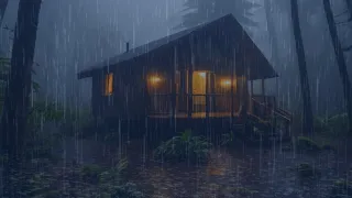 Rain sounds For Sleeping - 99% Instantly Fall Asleep with Rain and Thunder sounds at Night