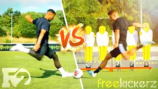 F2 VS FREEKICKERZ | EPIC FREE KICK CHALLENGE! ⚽️🔥