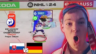 MS v hokeji 2024 | Slovensko - Nemecko [NHL 24]