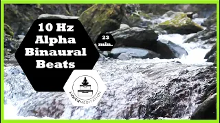 10 Hz Alpha Binaural Beats | Music for Relaxation | Study Music | Brain Waves | Lunch Meditation