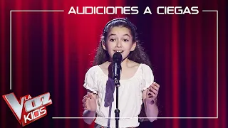 Paula García - Fight song | Blind auditions | The Voice Kids Antena 3 2023
