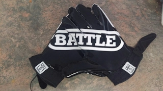 Battle Wide  Receiver Gloves Unboxing and Review