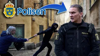 STJÄL HANDVÄSKA FRÅN TANT FRAMFÖR POLISEN