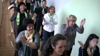 Одесская гимназия №4 танцует для Оли