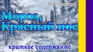 Краткое содержание Мороз, Красный нос. Некрасов Н. А. Пересказ поэмы за 5 минут