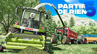 GROS ENSILAGE D'HERBE en multijoueur !  | Partir De Rien Saison 5 #20 | (Farming Simulator 22)