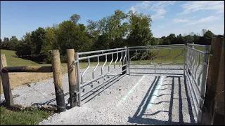 Finishing the Fence Line Hay Feeder