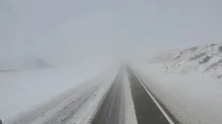 SLC, UT to Pocatello, ID Northbound and Down I-15 into a Small Winter Storm!!